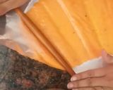 A picture of step 5 of Bombay ice halwa.