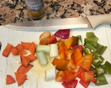 Foto del paso 1 de la receta: Mix de Verduras al Curry con revuelto de Huevos y Jamón