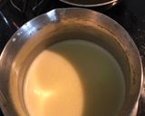 A picture of step 2 of Vanilla-Mango Panna Cotta & Coffee/Espresso Panna Cotta.