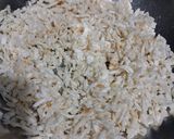 A picture of step 2 of Poha Chivda.