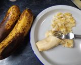 Foto del paso 1 de la receta: Bizcocho de plátano maduro y chocolate