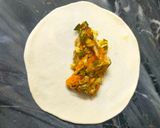 A picture of step 4 of Veg. Momos.