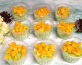Foto langkah ke 4 dari resep MANGO STICKY RICE PANDAN (KETAN MANGGA) ENAK DAN GURIH.