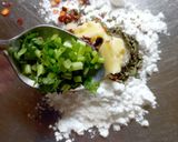 A picture of step 5 of Crispy cheese potato (baby potato with cornflour).