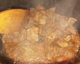 A picture of step 1 of Mutton with steam veggies.