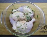 Sült csirkecomb 🍗 zöldségekkel 🫑🍅🧄 és krémes sütőtökös rizottóval 🎃🍚 recept fázis 3 fotója