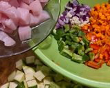 Foto del paso 1 de la receta: Pasta con pollo y verduras estilo chop suey, reducido en sodio