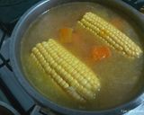 Foto del paso 3 de la receta: Sopa crema de zapallo y choclo