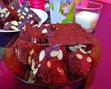 Foto langkah ke 6 dari resep Brudel Coklat Almond.