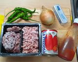 義式蕃茄肉醬麵（剩餘食材製作）+ 焗烤起士肉醬法國麵包（同場加映）的食譜步驟1照片