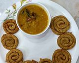 A picture of step 6 of Soya Flour Jalebi Style MeduVada.