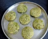 A picture of step 3 of Mutter ki Tikki Chaat.