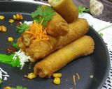 A picture of step 6 of Paneer Cheese Cigar.