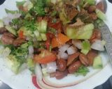 A picture of step 5 of Chatpata Rajma Salad.