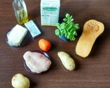 Foto del paso 1 de la receta: Pechuga caprese con puré mixto