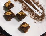 A picture of step 5 of Walnut and Coffee Squares.
