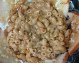 A picture of step 7 of Peri peri chicken macaroni.