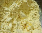 A picture of step 1 of Besan burfi.