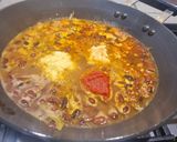 A picture of step 3 of Tri-Colour Black,Pinto and Kidney Beans Masala with Feta Cheese.