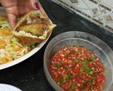 A picture of step 4 of Johnny one one(mandazi and samosa).