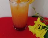 A picture of step 5 of Sunrise Mocktail.