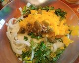 Foto del paso 4 de la receta: Filet Hope gratinado en cheddar, con papas suaves a la menta
