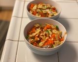 A picture of step 6 of Veg Burrito bowl.