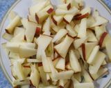 A picture of step 1 of Raita (Apple Raita).