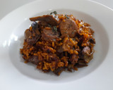 Foto del paso 11 de la receta: Arroz seco de butifarra de setas y alcachofas