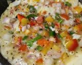 A picture of step 7 of Veggies Moog,urad dal omelette dosa.