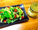 鵝油蔥酥拌萵苣的食譜步驟1照片