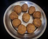 A picture of step 8 of Puran Poli.