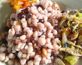 Foto langkah ke 4 dari resep Lawar teri dan jagung Bose khas Timor NTT.