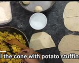 A picture of step 6 of Mini Aloo ka Samosay.