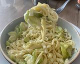 Une image de l'étape 4 de Tagliatelles crème-courgettes.