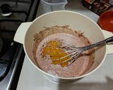 Foto langkah ke 3 dari resep Mille Crepes Coklat.
