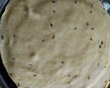 A picture of step 1 of Jeera Khakhra.