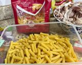 A picture of step 3 of Chicken pot pasta.