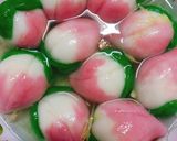 Hình bước làm 4 của món Chè trôi nước trái đào tiên