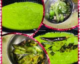 A picture of step 1 of Coconut Mint chutney.