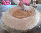 A picture of step 2 of Cemita Bread.
