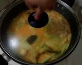 Foto langkah ke 7 dari resep Resep Lontong Sayur Labu Siam Udang.