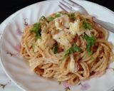 A picture of step 9 of Cheesy Taco Spaghetti.