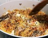 A picture of step 2 of Salmon Rice With Tomato Ricotta Pesto.