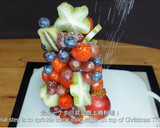 A picture of step 8 of 【圣诞水果树 Fruity Christmas Tree】创意甜点，简单又美丽！.