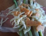 A picture of step 3 of Sig's Asparagus, Cheese and Black Forest Ham Parcels.