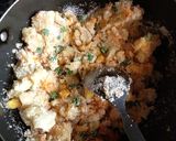 A picture of step 3 of Rava upma cutlet.