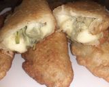 Foto del paso 5 de la receta: Empanadas de Berenjenas Ahumada Queso y Rúcula /Pasteis de Berinjela defumada, Queijo é Rúcula