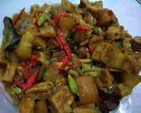 Tumis kikil tahu pete langkah memasak 3 foto