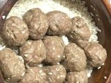 طاجن ارز معمر بالكفتة